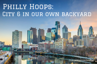 Picture of the Philadelphia Skyline. A story about Philly Hoops and City 6 Basketball being right here in our own backyard.